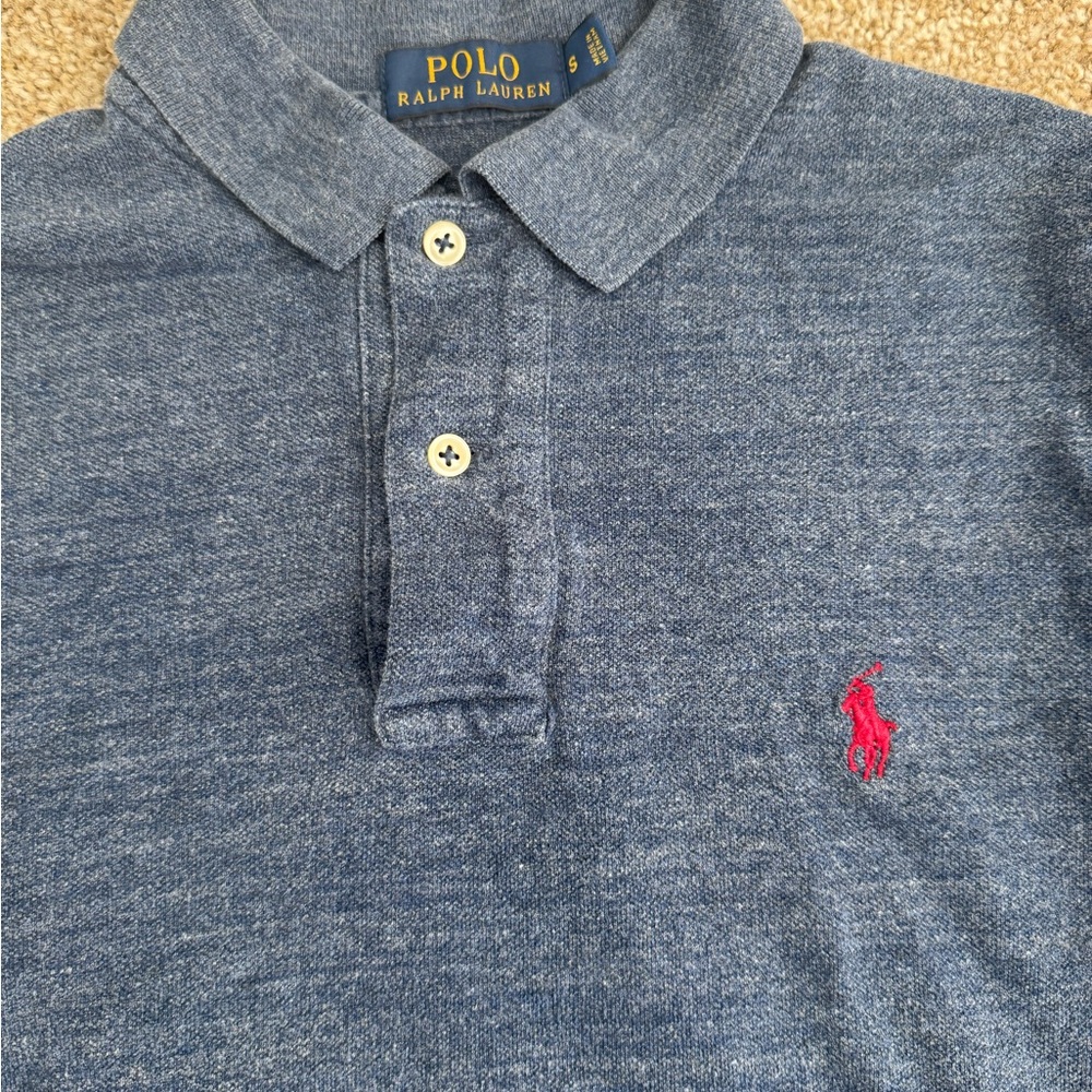 Polo by Ralph Lauren Blue Classic Polo Shirt - Picture 2 of 3